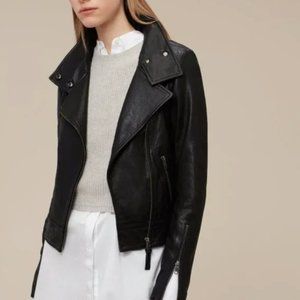 mackage leather jacket aritzia